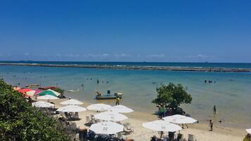 Plage, sable blanc, beach-volley