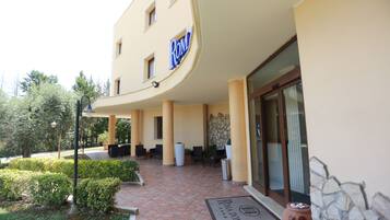 Fassade der Unterkunft