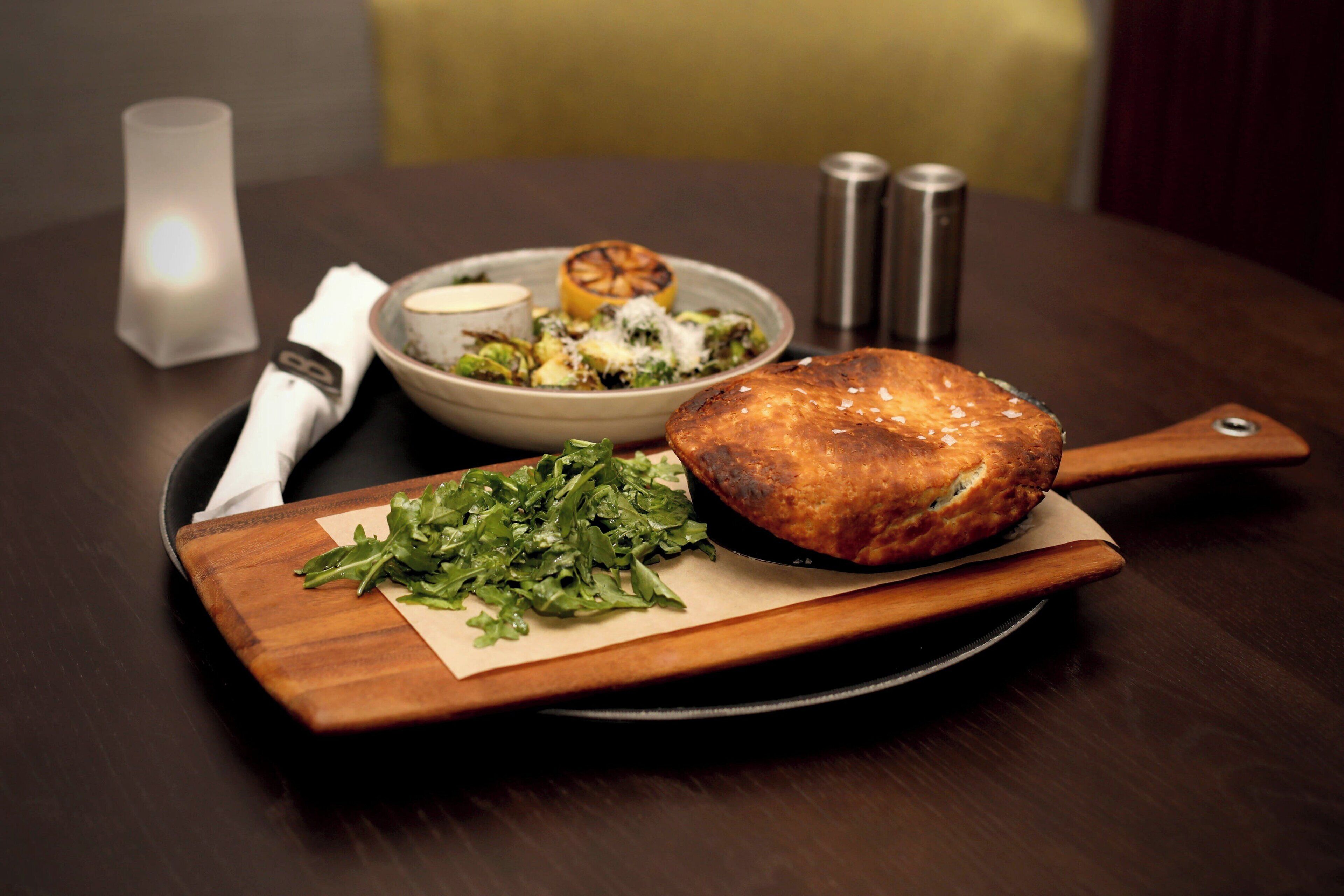 breakfast and dinner served