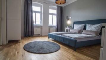 Apartment, Balcony | 2 bedrooms, in-room safe, iron/ironing board, free cribs/infant beds