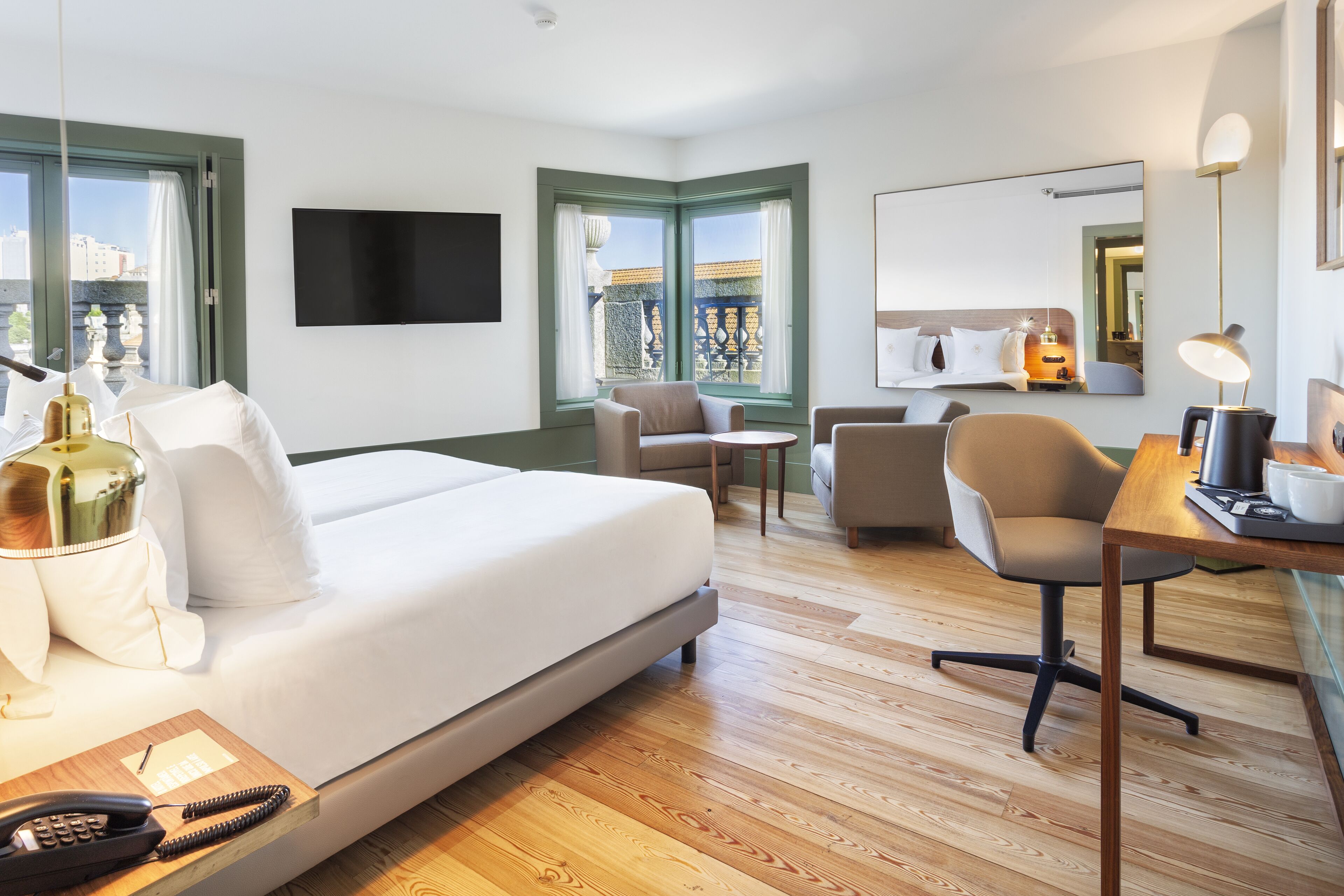 panoramic double room | minibar, in-room safe, desk, blackout curtains