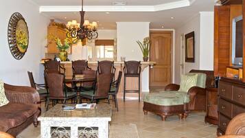 Condo, Multiple Beds (Los Suenos Resort Del Mar 3N) | Living area | Flat-screen TV