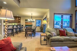 Exclusive Townhome, 4 Bedrooms, Non Smoking | Living area | Flat-screen TV - Cascades at Steamboat (Steamboat Springs)