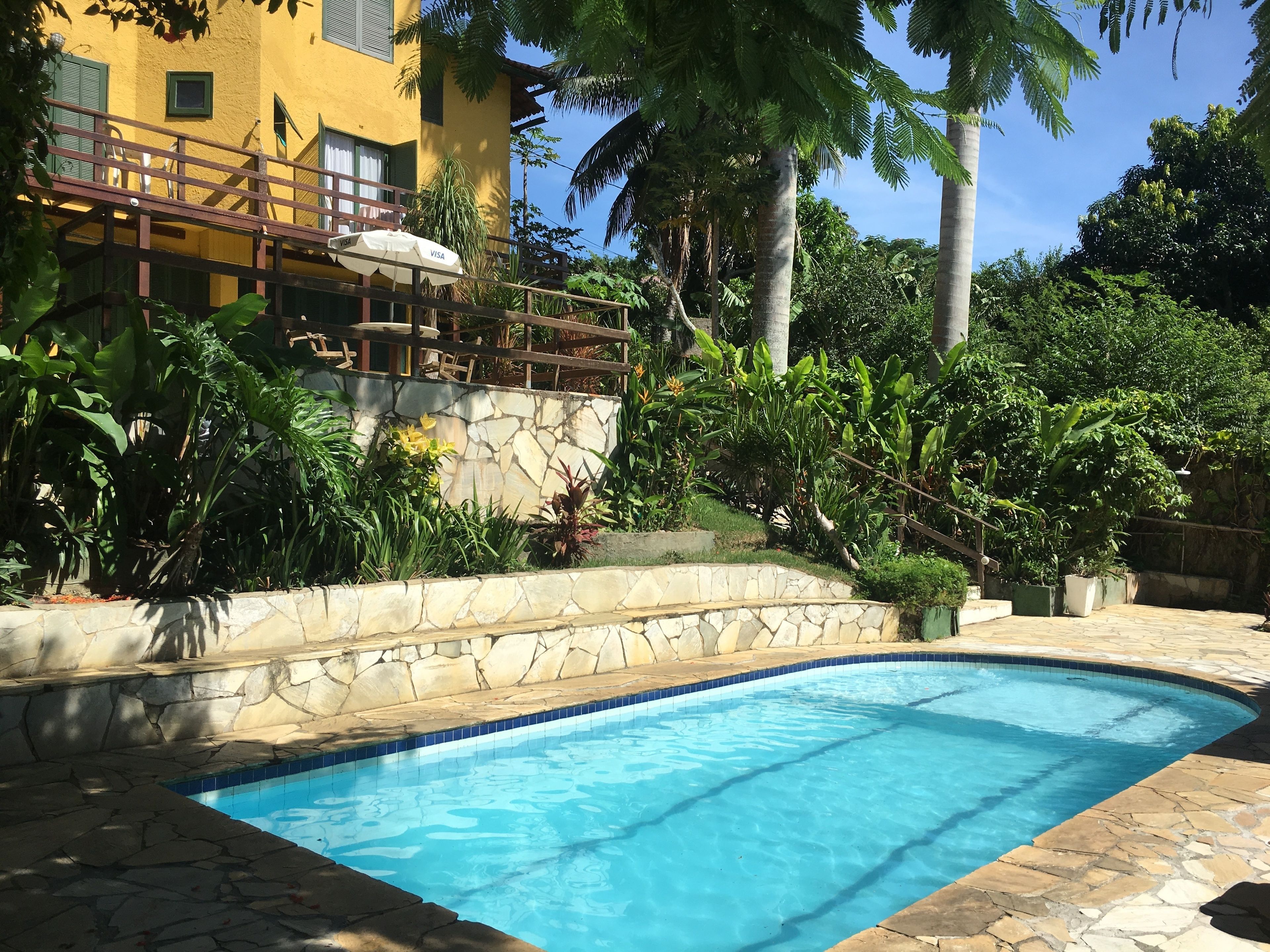 屋外プール、営業時間 8:00 ～ 20:00、プール パラソル、サンラウンジャー