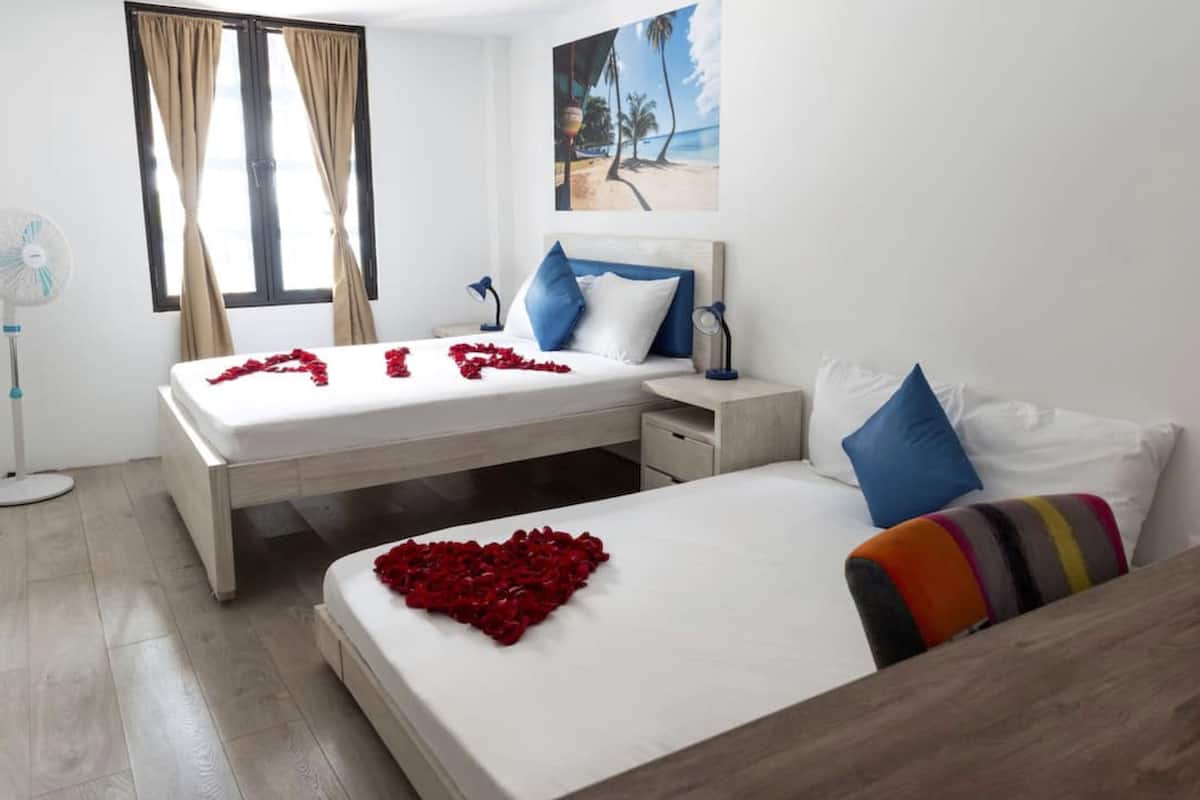 In-room safe, blackout drapes, iron/ironing board, free WiFi