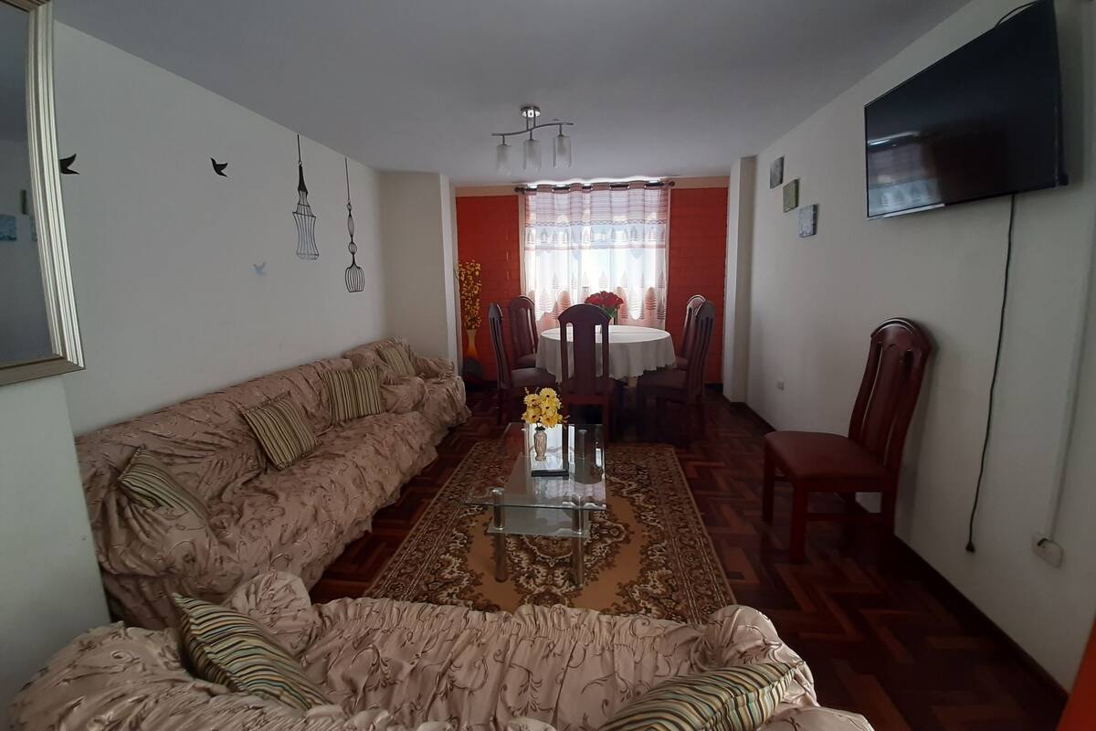 Family Apartment | Egyptian cotton sheets, premium bedding, down comforters