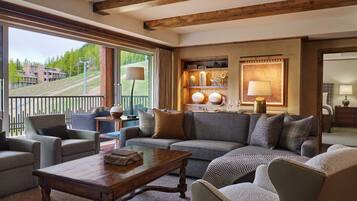 Condo (Aspen Little Nell 3 bedroom) | Living room | Flat-screen TV