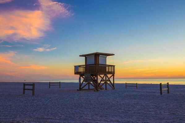 On the beach