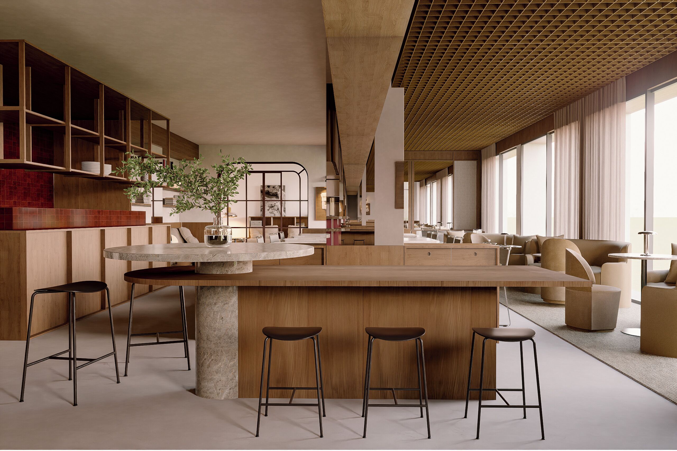 Desayuno buffet diario (EUR 15 por persona)