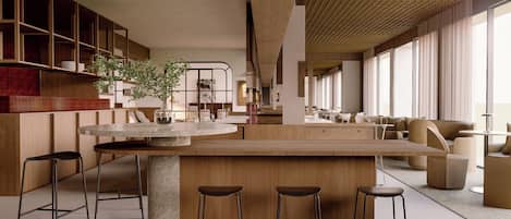 Daily buffet breakfast (EUR 15 per person)