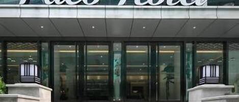 Majoituspaikan julkisivu