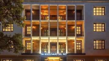 Front of property – evening/night
