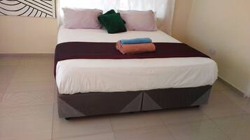 Iron/ironing board (on request), WiFi (free), bed sheets
