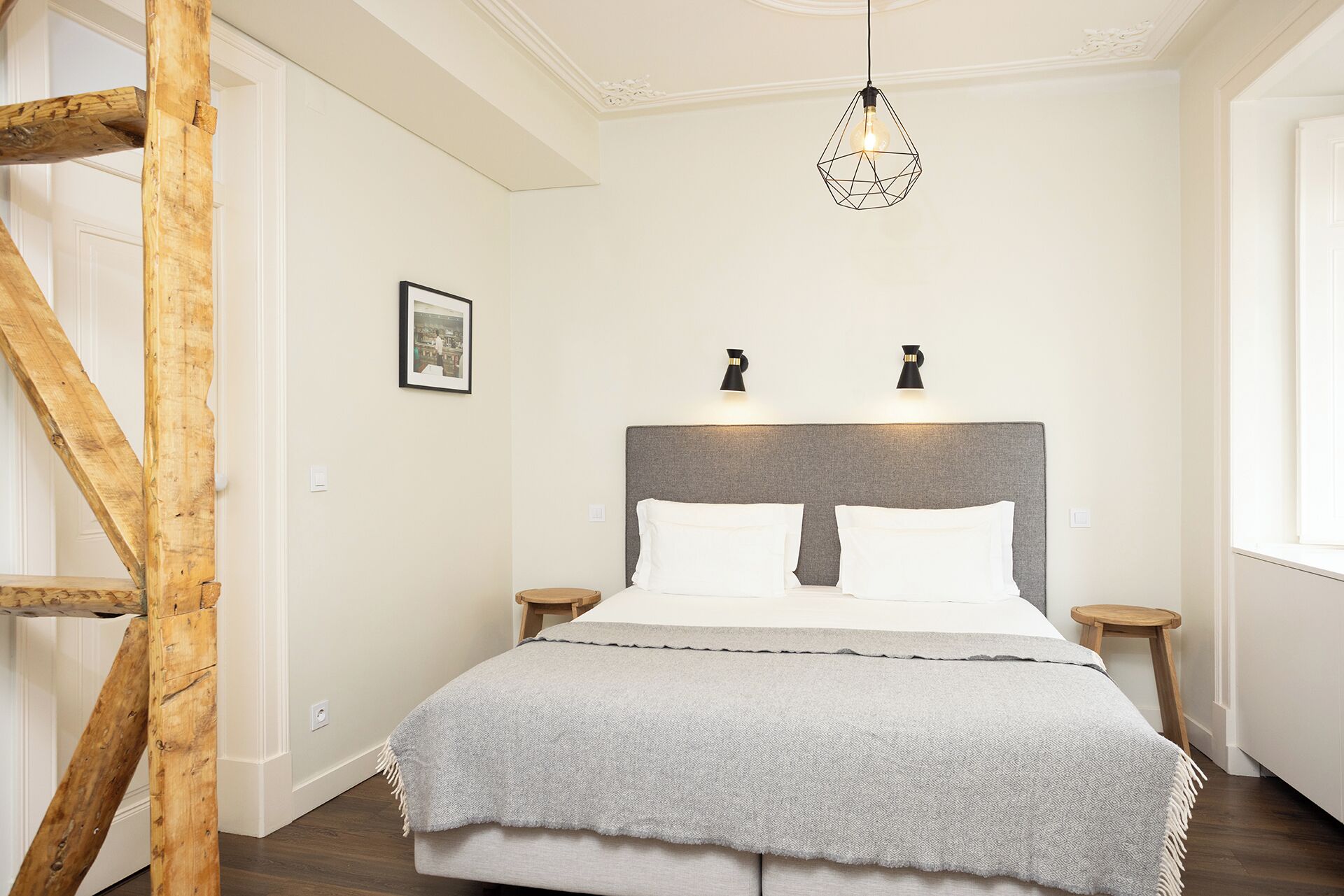 Comfort appartement, 1 slaapkamer (Estrela) | Een kluis op de kamer, geluiddichte muren, een strijkplank/strijkijzer