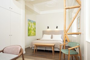 Apartemen Deluks, 2 kamar tidur (Esperanca) | Brankas, kedap suara, setrika/meja setrika, dan tempat tidur bayi gratis