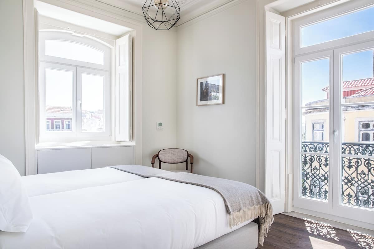 1 slaapkamer, een kluis op de kamer, geluiddichte muren