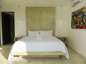 Deluxe-Stadtwohnung, Mehrere Betten, Nichtraucher | 2 Schlafzimmer, Bettwäsche aus ägyptischer Baumwolle