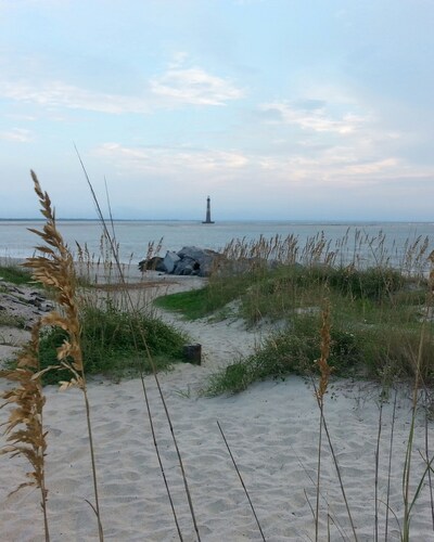 Peaceful with Most Spectacular Views 
Fun in Folly Beach & Downtown Charleston