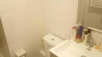 Soap, shampoo, toilet paper