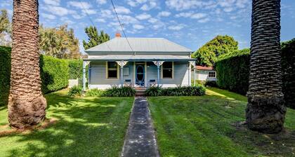 A gorgeous Victorian cottage represents that heritage feel of Port Fairy.