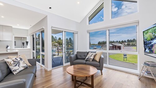 Cosmopolitan living located in a premium spot on the Moyne River