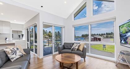 Cosmopolitan living located in a premium spot on the Moyne River