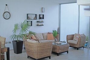 Smart TV, DVD player, books