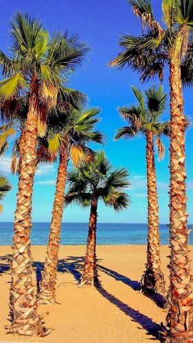 Family Friendly villa close to Arenal Beach with private pool and aircon