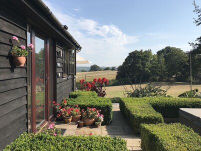 A luxurious self-catering retreat for two, complete with indoor pool & hot tub.