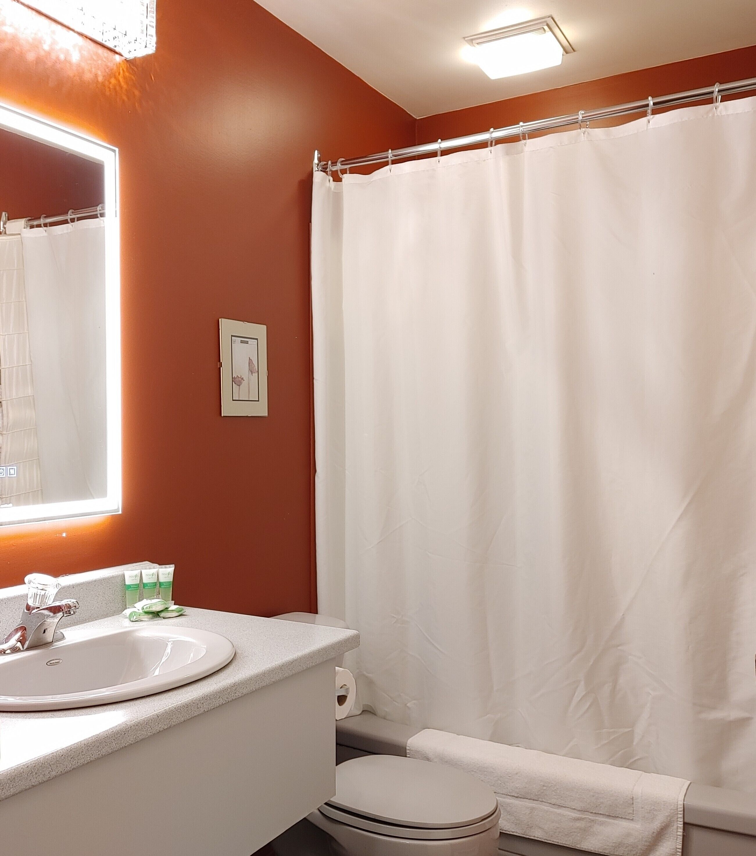 Baignoire, serviettes fournies