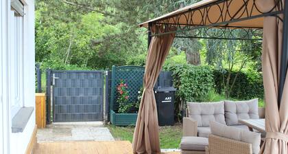 Apartment with garden and view of the Mosel