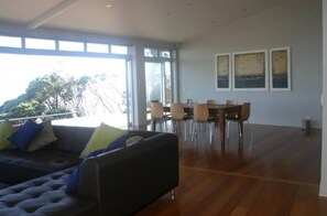 House, 4 Bedrooms | Living area | Flat-screen TV, DVD player - Hot Water Beach - Coromandel (Hot Water Beach)