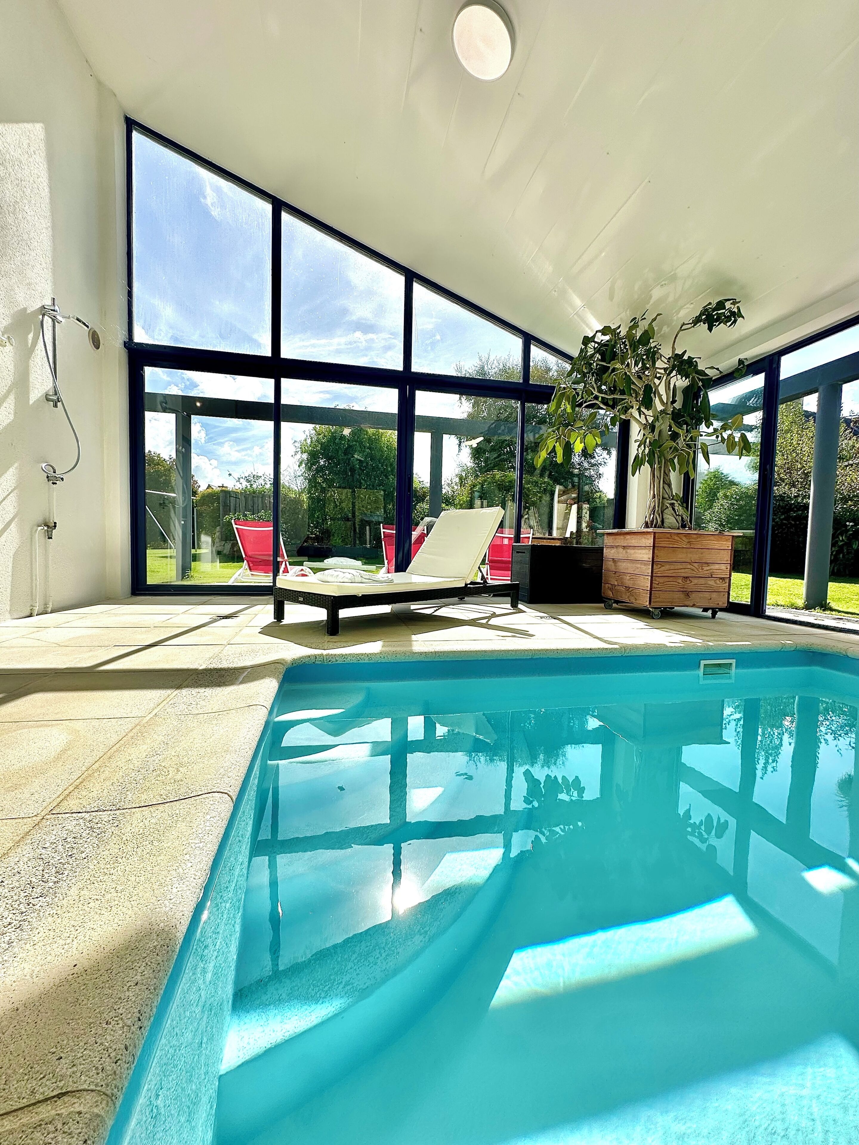 Piscine couverte, piscine chauffée