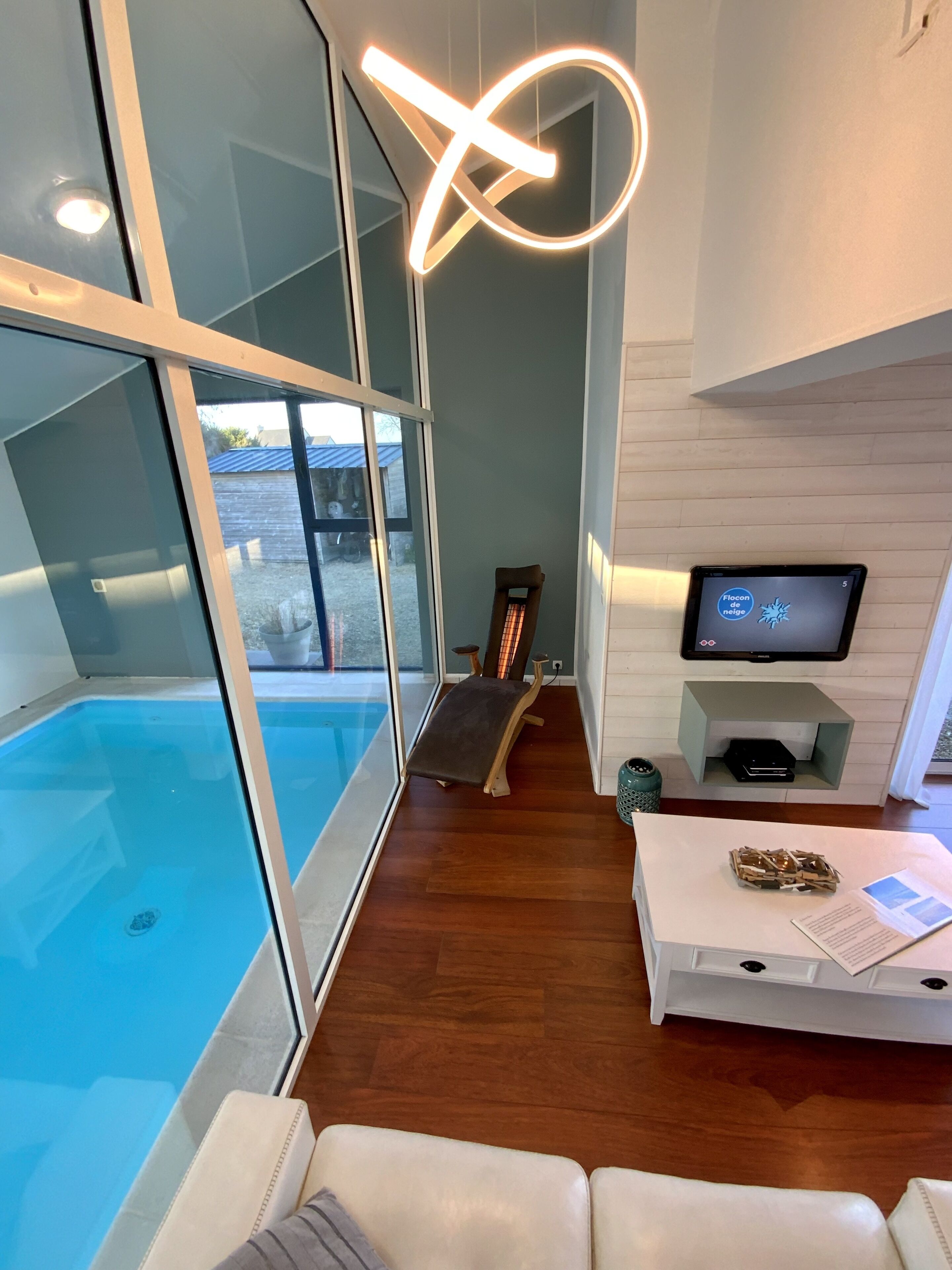 Indoor pool, a heated pool