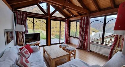 MARANATHA Chalet con Encanto 10 pers Veranda + terraza orientada al sur -magnífica vista