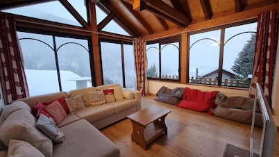 MARANATHA Charming Chalet 10 pers Veranda + South-facing Terrace -magnificent View