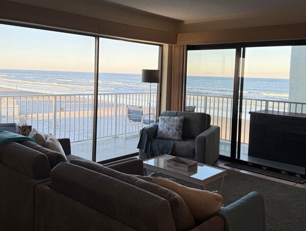 Smart TV, DVD player, books, video library