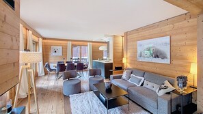 TV, fireplace - 1 Gentil Homme - (Megève)