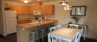 You need a getaway! 1st Floor Alpine Village Condo. Walk to town! 
