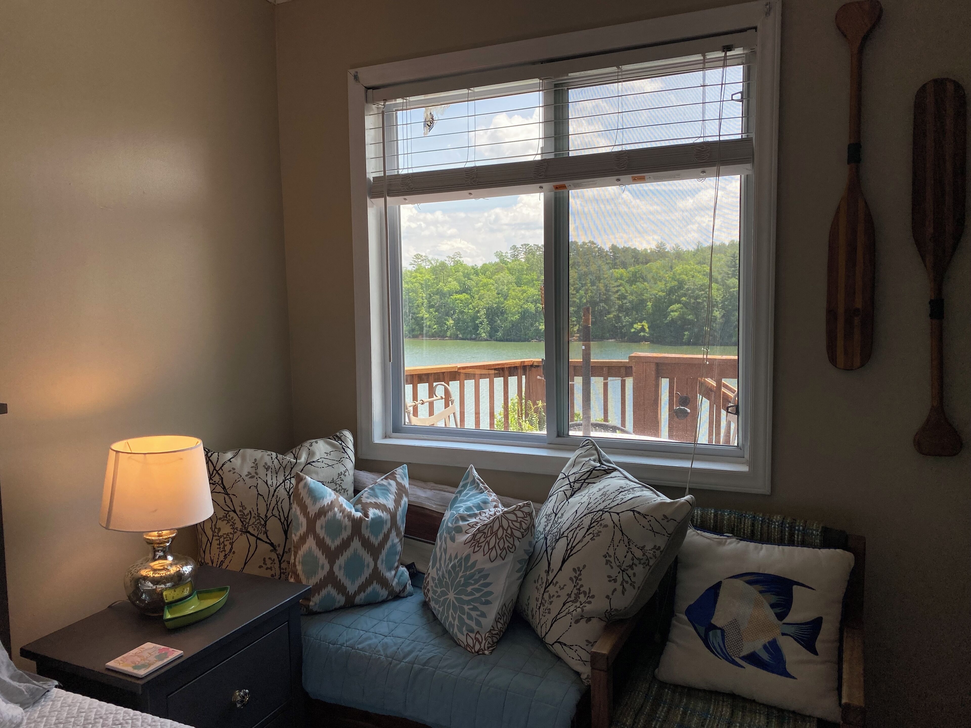 智能电视、壁炉、DVD 播放器、书