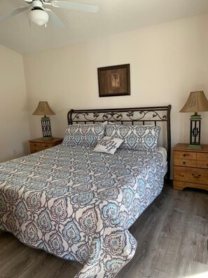 4 bedrooms, iron/ironing board, travel crib, free WiFi