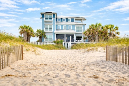 Flip-Flops Off, Fun On: 5br, Game Room, Ocean Views & Sunset Decks for 12!