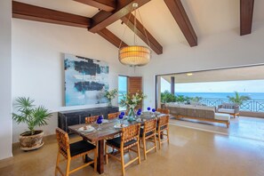 Dining - Fabulous Beachfront Penthouse Condo, Premier Golf Membership and Yacht (Punta de Mita)