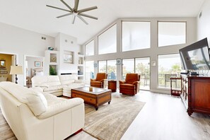 TV, table football, ping pong