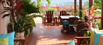 BnB with a Hilltop View of the Caribbean Sea!