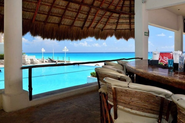 View from the bar