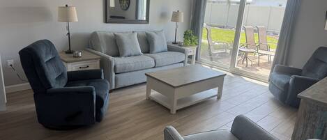 Smart TV, DVD player, books