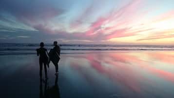 Accommodatie ligt op het strand
