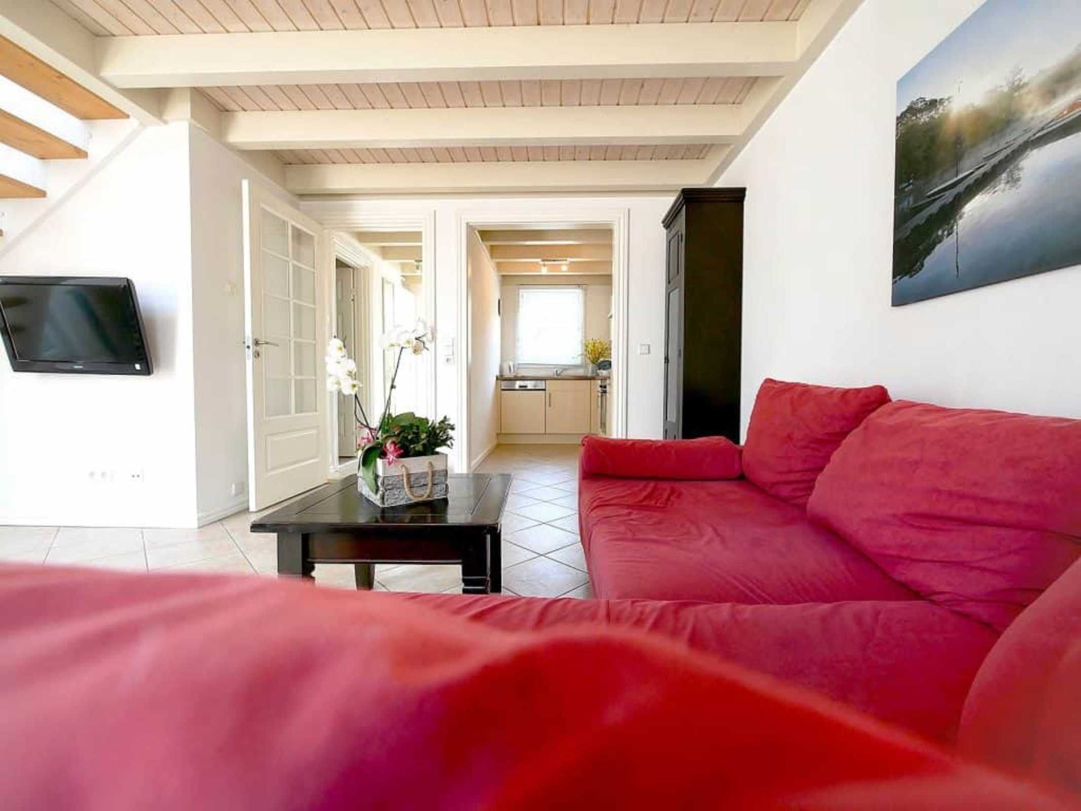 Fernseher, Kamin