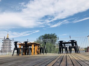 Vue depuis l’hébergement